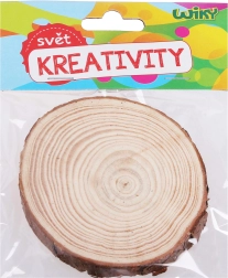 Rondelle en bois 9–10 × 1 cm