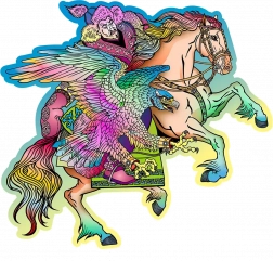 Puzzle en bois Cheval et Aigle 250 pièces