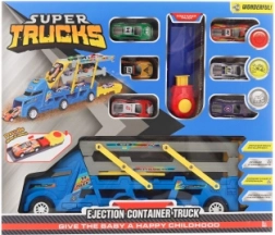 Camion avec lanceur de voitures