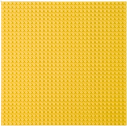 Plaque de construction pour briques jaune 40x40 cm