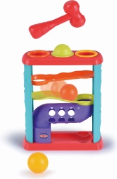 Coulisse à billes à marteler avec petit marteau