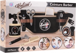 set de barbier pour enfants avec ceinture et accessoires