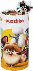Puzzlika chiens 5 en 1 – puzzle illustré pour enfants 27 pièces