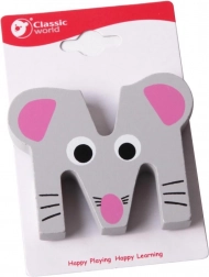 Lettre en bois M de Classic World