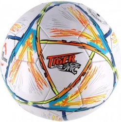 ballon de football coloré taille 5, cousu en cuir, 23 cm