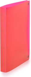 Classeur à anneaux A4 en PP, rouge