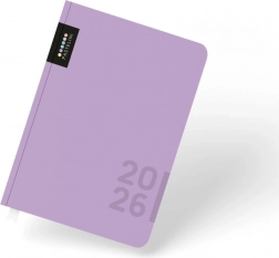 Agenda journalier A5 2026 PASTELINI violet