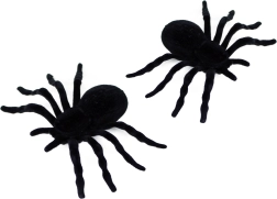 Décoration d'araignées pour Halloween 2 pcs