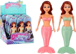 Sirène flottante turquoise et rose – poupée de bain MIX