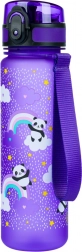 Bouteille en tritan avec motif panda et arc-en-ciel 500 ml