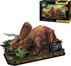 Puzzle 3D National Geographic – tricératops