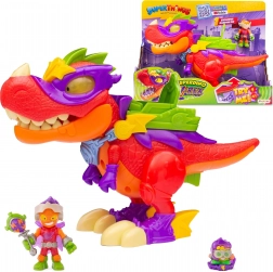 SuperThings V‑Rex Superdino robot – figurine de méchant avec accessoires