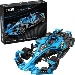 Kit de construction CaDA voiture de course 60 cm – Electric Super Racing Car, bleu, 1667 pièces