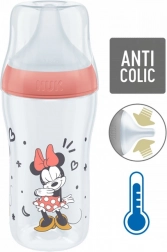 Biberon NUK Perfect Match MICKEY avec contrôle de température 260 ml rouge
