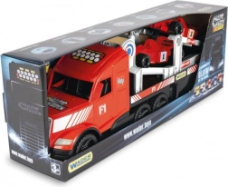 Magic Truck Sport formule 1 camion lumineux avec remorque et 2 voitures F1