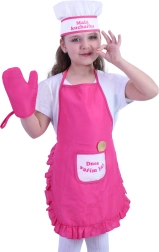 Costume de chef enfant avec impression tchèque