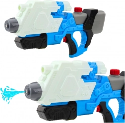 Pistolet à eau - fusil à pompe blanc et bleu 650 ml