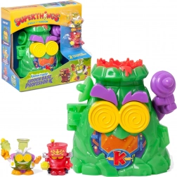 SuperThings Base secrète du professeur K – base volcanique cachée