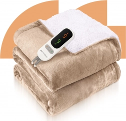 Couverture chauffante électrique CozyHeat 160 W beige