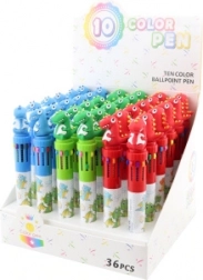Stylo Dino 10 couleurs