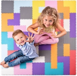 Puzzle de sol en mousse TETRIS PLASTICA 120 × 120 cm