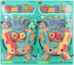 Pistolet dinosaure pour fléchettes en mousse et balles – ensemble pour enfants