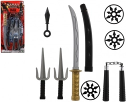 Set de sabres ninja avec accessoires