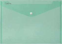 Pochette à pression A5 Opaline verte