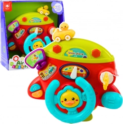 Tableau de bord interactif d'avion pour petits pilotes