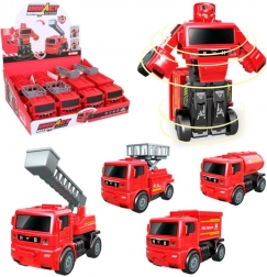 Camion de pompiers robotique à friction