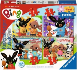 Mes premiers puzzles Bing – amusement entre amis 4-en-1 (2–5 pièces) RAVENSBURGER