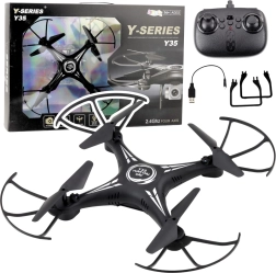 Drone télécommandé léger et agile avec gyroscope et LED