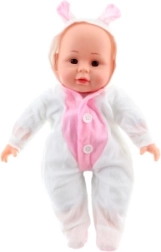 Bébé avec sons 30 cm en tenue blanche