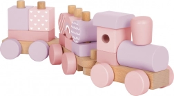 Petit train en bois rose Small Foot