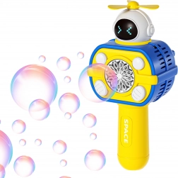 WOOPIE Astronaute machine à bulles pour enfants jaune