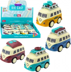 Camping-car jouet à propulsion par friction avec bagages mobiles sur le toit