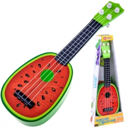 Ukulélé pour enfants – petite guitare en plastique 37 cm – Pastèque