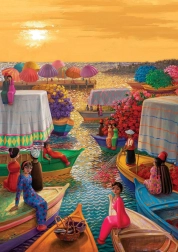 Puzzle Havre Fleuri 1000 Pièces