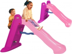 Toboggan rose pour enfants Little Tikes Easy Store