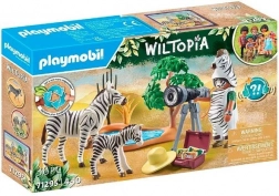 Playmobil Wiltopia expédition safari avec photographe et zèbres
