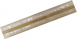 KOH-I-NOOR pochoir scolaire à lettres 1,0 cm