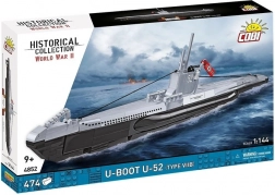 Kit de construction sous-marin U-BOAT U-52 type VIIB 1:144 (474 pièces)