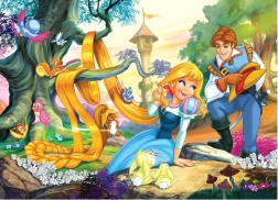 Puzzle Eurographics Princesse avec de magnifiques cheveux 100 pièces