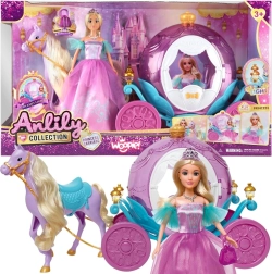 Woopie Royal poupée princesse Lily avec carrosse magique