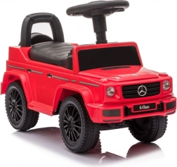 Draisienne MERCEDES G‑Class, rouge, sons de klaxon et de moteur