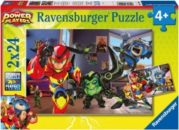 Puzzle Ravensburger Héros en action 2x24 pièces
