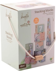 Cubes empilables en bois pour enfants
