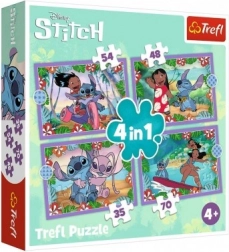Puzzle Lilo & Stitch 4v1 Journée folle Trefl