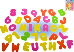 Lettres et chiffres en mousse pour le bain – set éducatif de 36 pièces