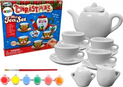 Grande boîte créative de Noël DIY Peinture sur porcelaine – Coffret cadeau